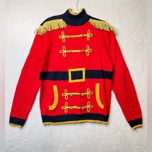 Men's 33 Degrees Medium Nutcracker Sweater